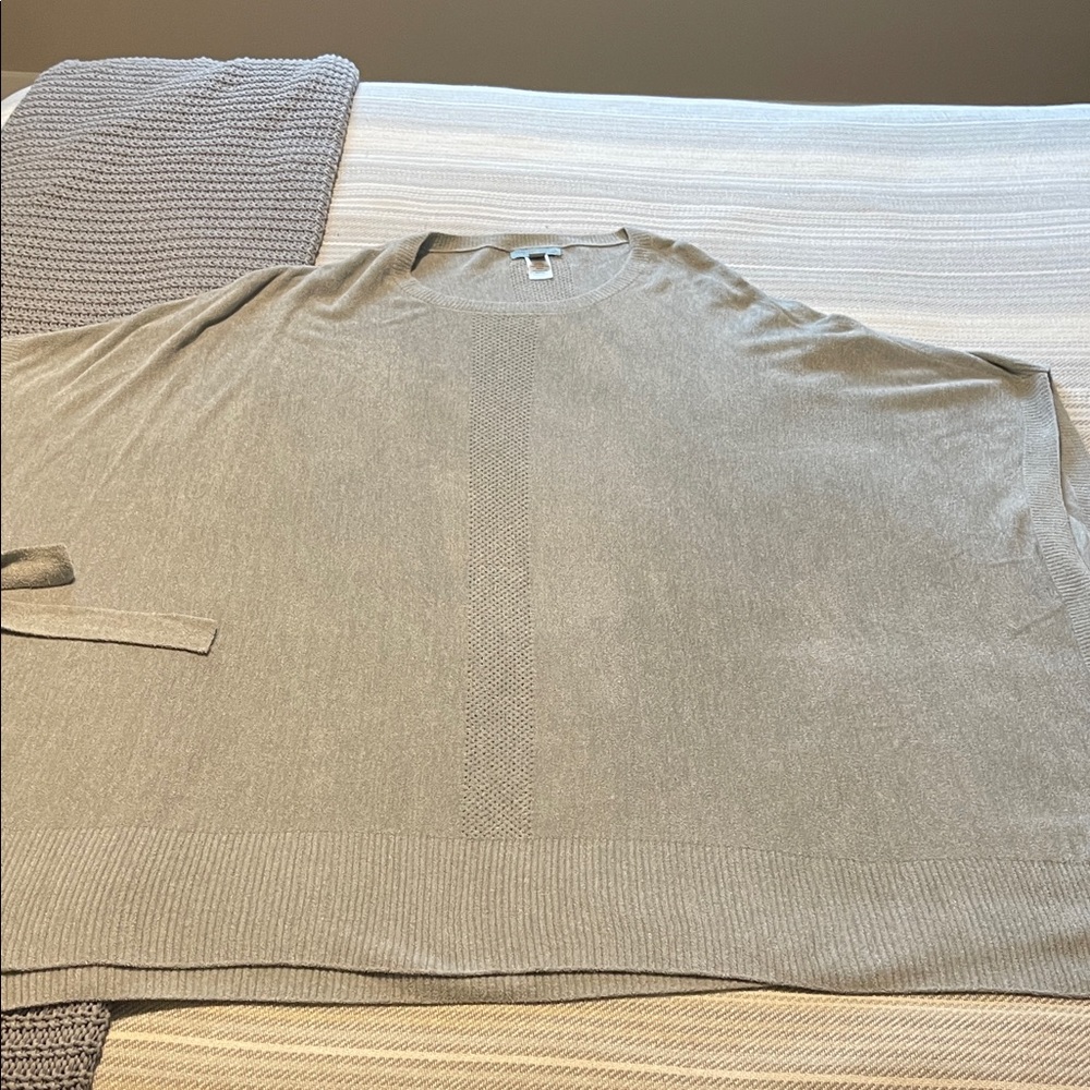 Barefoot Dreams Ultra Lite soft open side poncho sweater